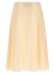 Valentino Garavani Multicolor Silk Midi Skirt