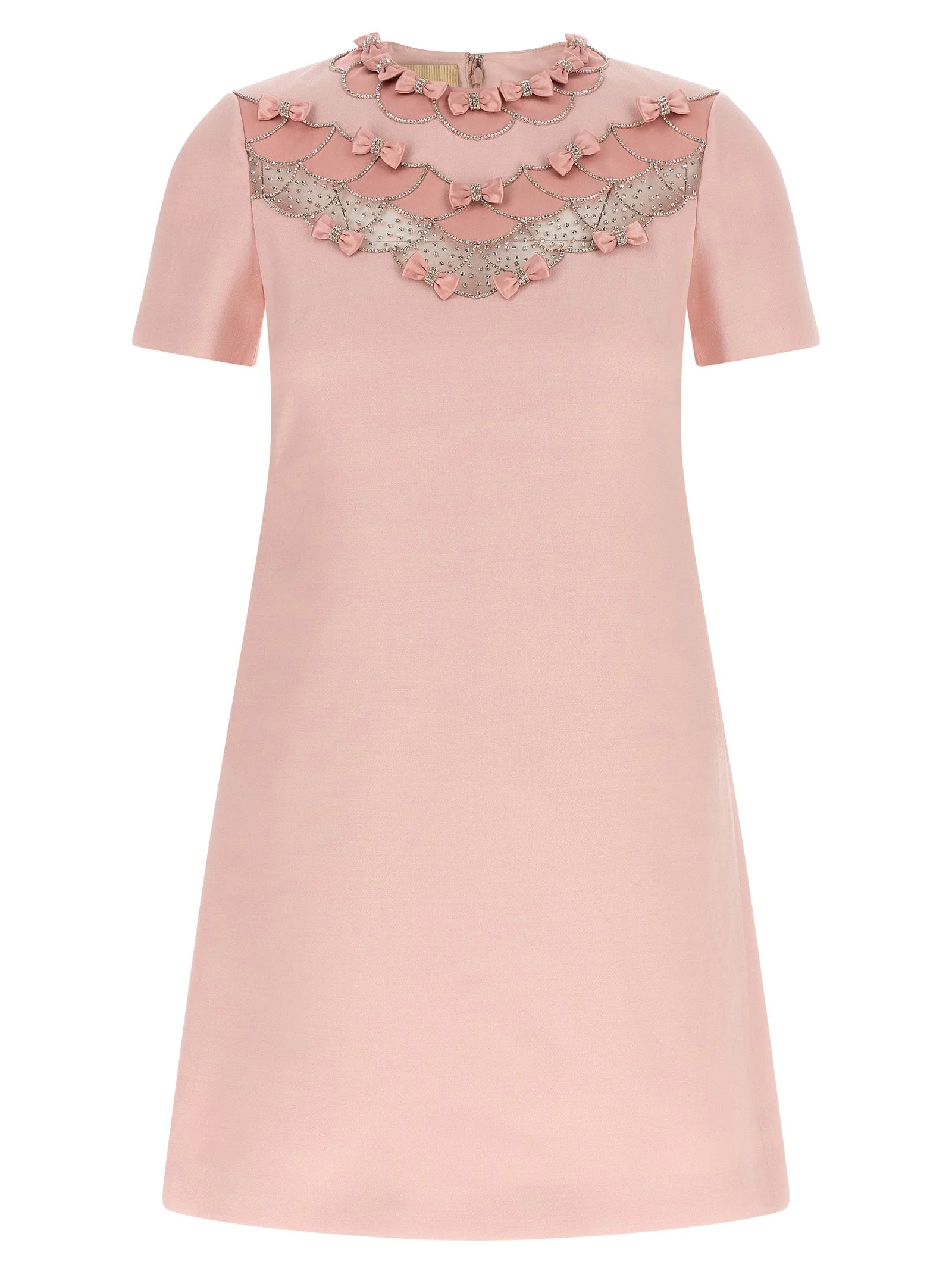 Valentino Garavani Multicolor Virgin Wool Short Dress