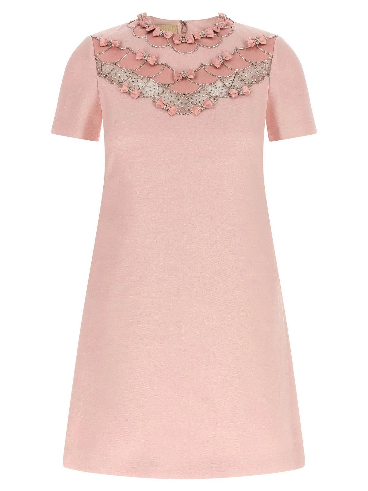 Valentino Garavani Multicolor Virgin Wool Short Dress