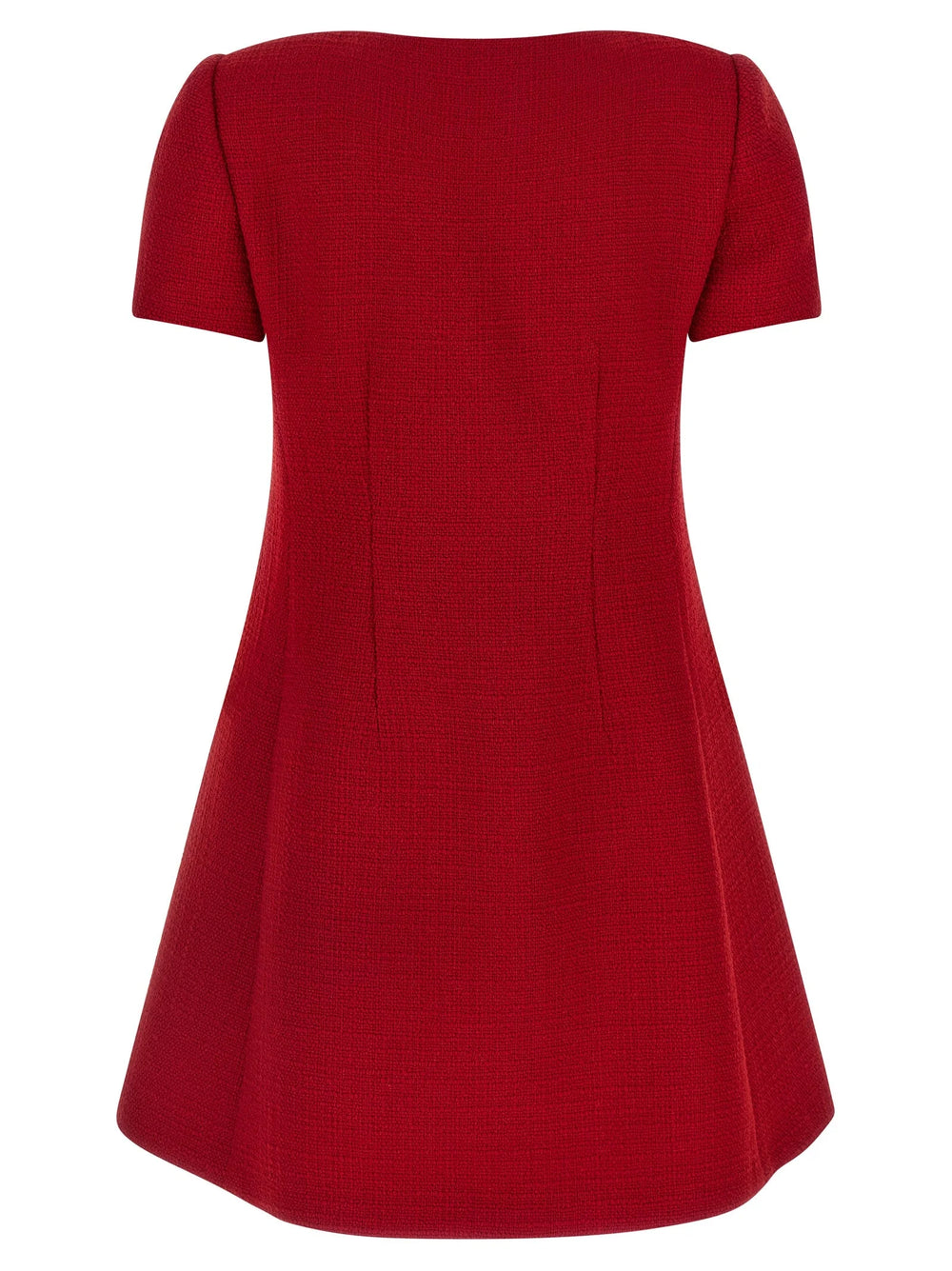 Valentino Garavani Multicolor Virgin Wool Short Dress - IT42