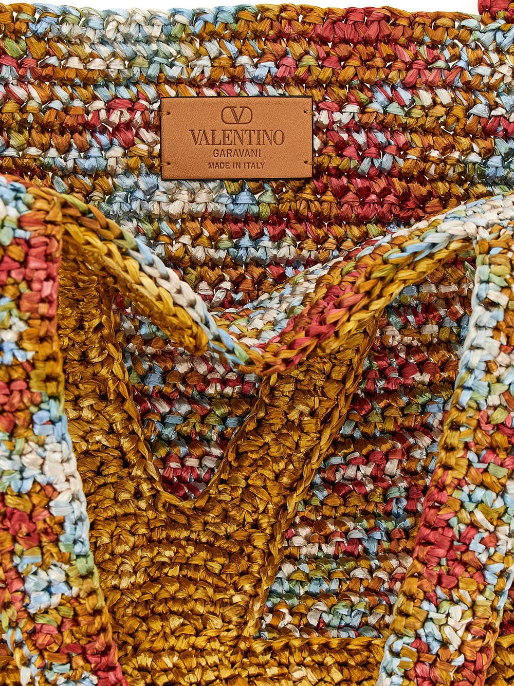 Valentino Garavani Multicolor Viscose Tote Bag