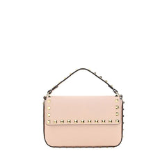 Valentino Garavani Pink Calf Leather Bos Taurus Shoulder Bag