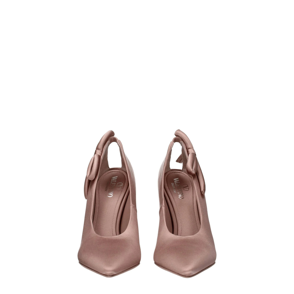 Valentino Garavani Pink Satin High Heel Pumps - Heels