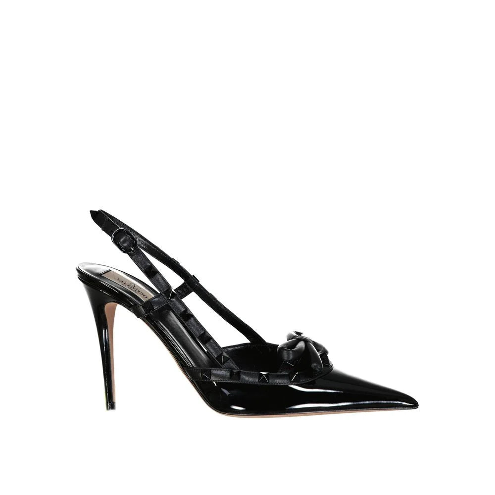 Valentino Garavani Rockstud Leather Slingback Pumps - EU41/US11 - Heels