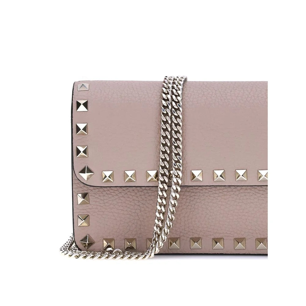 Valentino Garavani Rockstud Pochette with chain - Clutch Bags