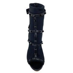 Valentino Garavani Valentino Rockstud Sock Heel Sandals - EU41/US11 - Sandals