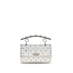 Valentino Garavani Silver Lamb Ovis Aries Aries Shoulder Bag