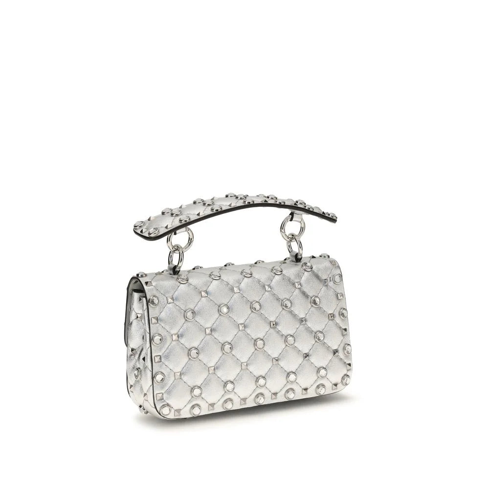Valentino Garavani Silver Lamb Ovis Aries Aries Shoulder Bag