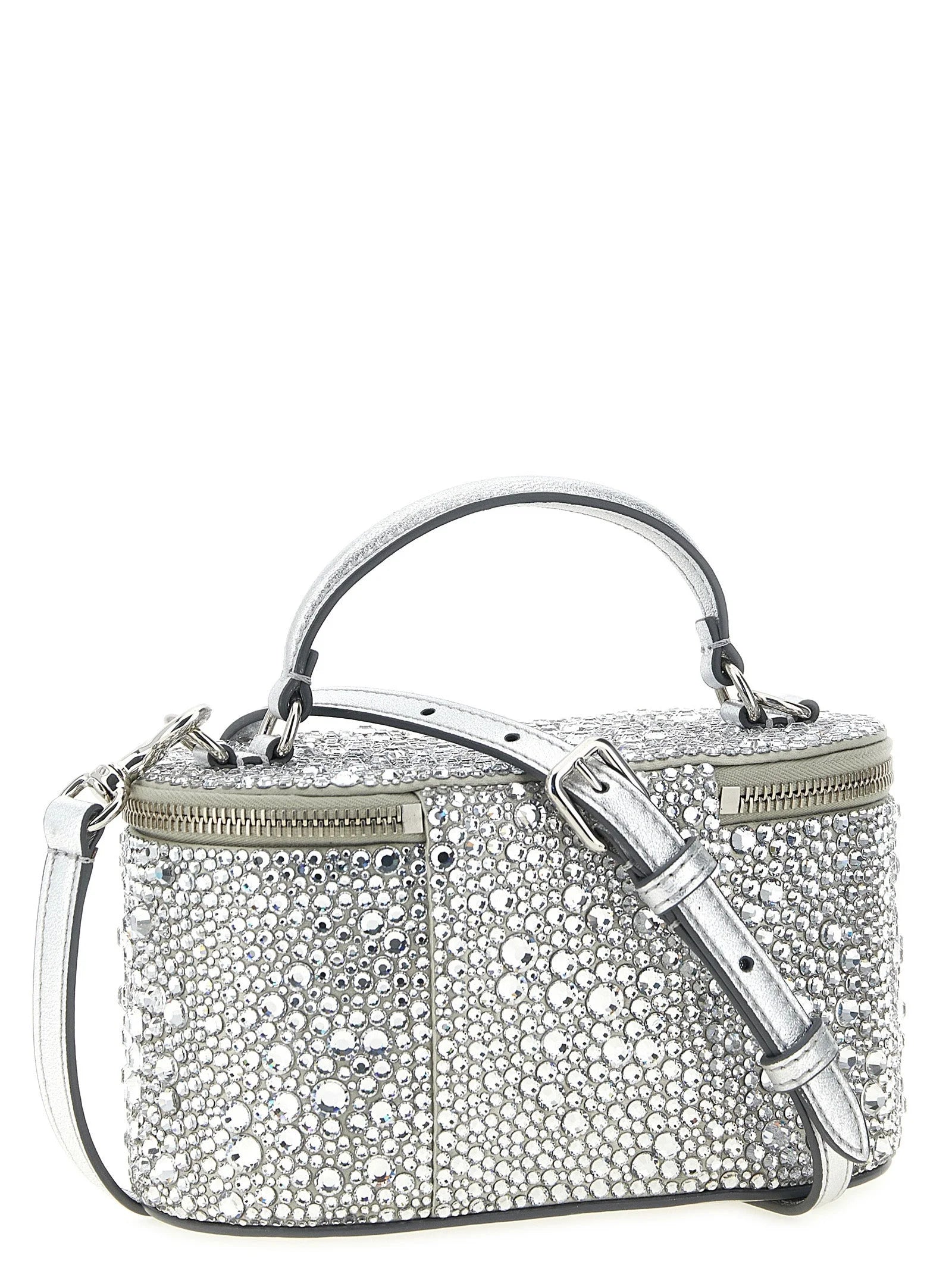 Valentino Garavani Silver Viscose Handbag