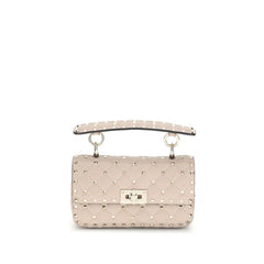 Valentino Garavani Small Leather Rockstud Spike Handbag - Shoulder Bags