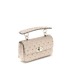 Valentino Garavani Small Leather Rockstud Spike Handbag - Shoulder Bags