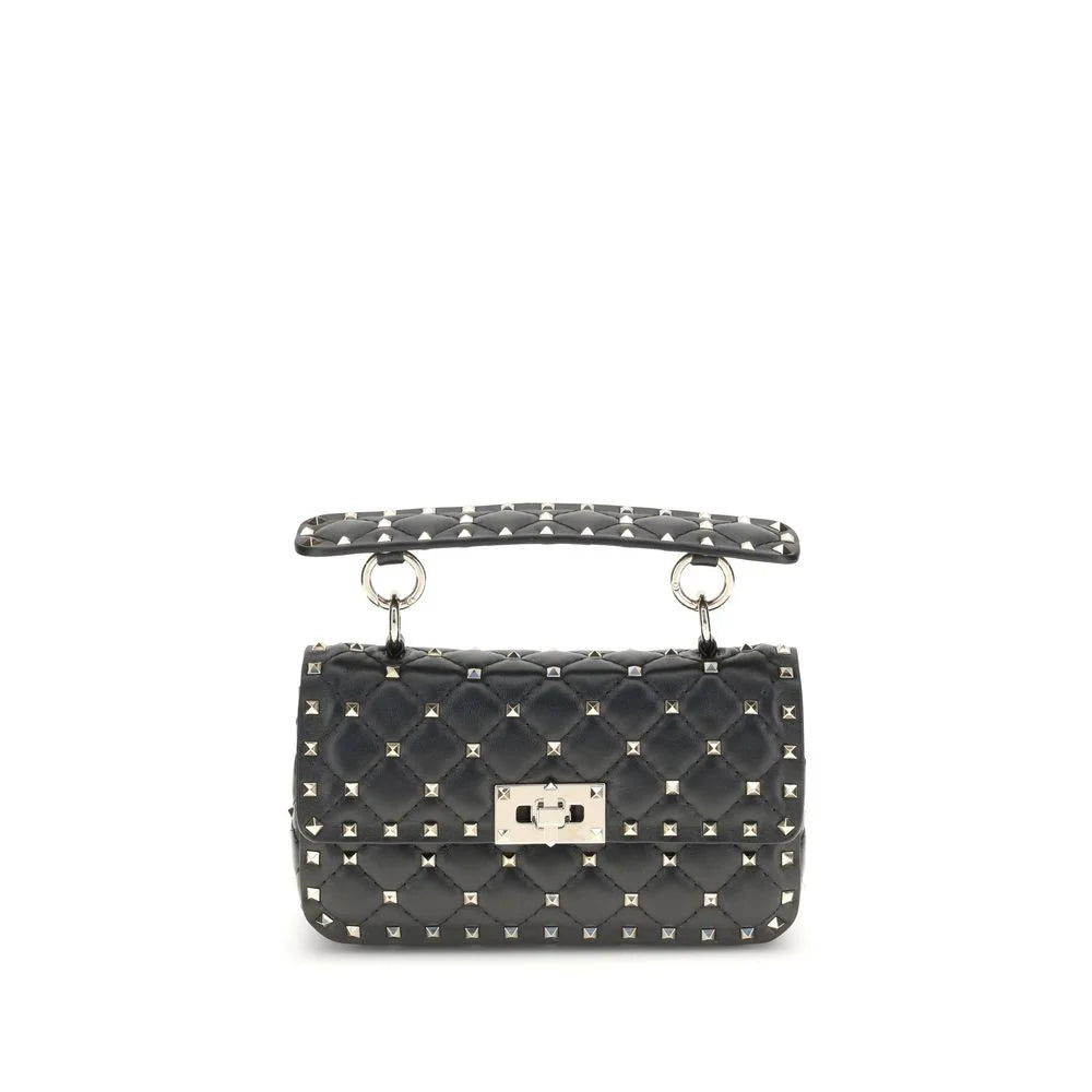 Valentino Garavani Small Leather Rockstud Spike Handbag - Shoulder Bags