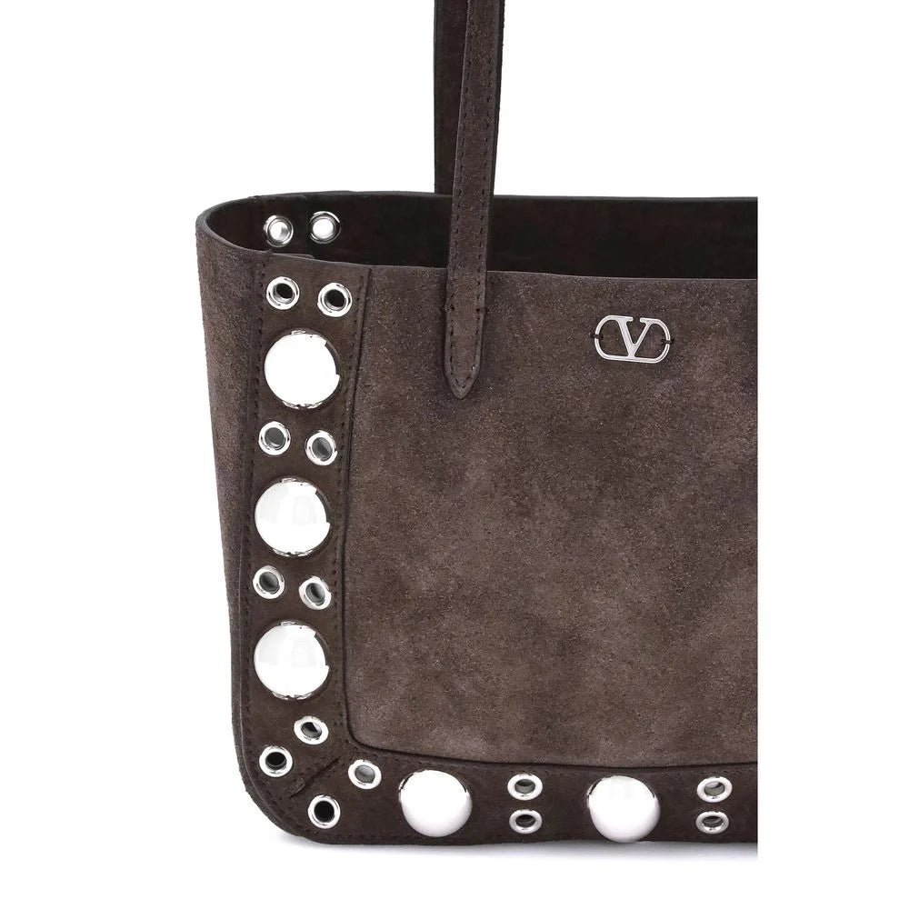 Valentino Garavani Suede Nellcôte Tote Bag - Shopper Bags
