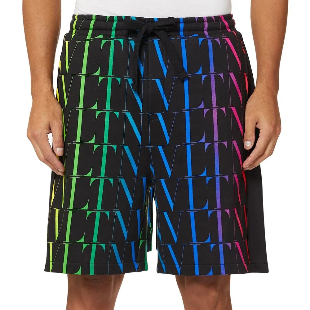 Valentino Garavani VLNT Jersey Bermuda Shorts - L