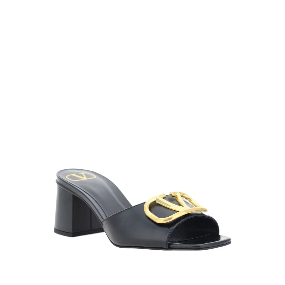 Valentino Garavani Vlogo Leather Sandals - EU36/US6 - Sandals