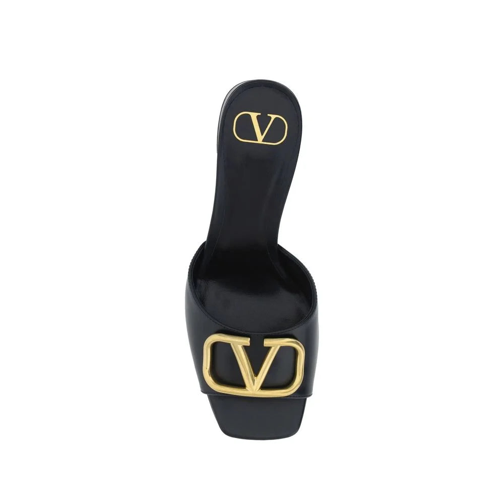 Valentino Garavani Vlogo Leather Sandals - EU36/US6 - Sandals