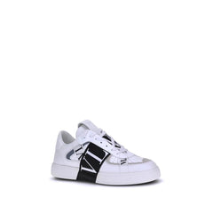 Valentino Garavani White Calf Leather Bos Taurus Low Top Sneakers - EU39/US6