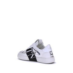 Valentino Garavani White Calf Leather Bos Taurus Low Top Sneakers - EU39/US6