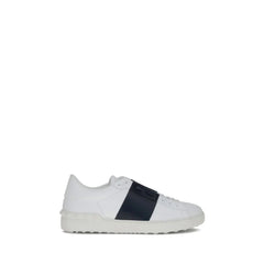 Valentino Garavani White Calf Leather Bos Taurus Low Top Sneakers - EU40/US7 - Sneakers