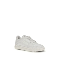 Valentino Garavani White Calf Leather Bos Taurus Low Top Sneakers