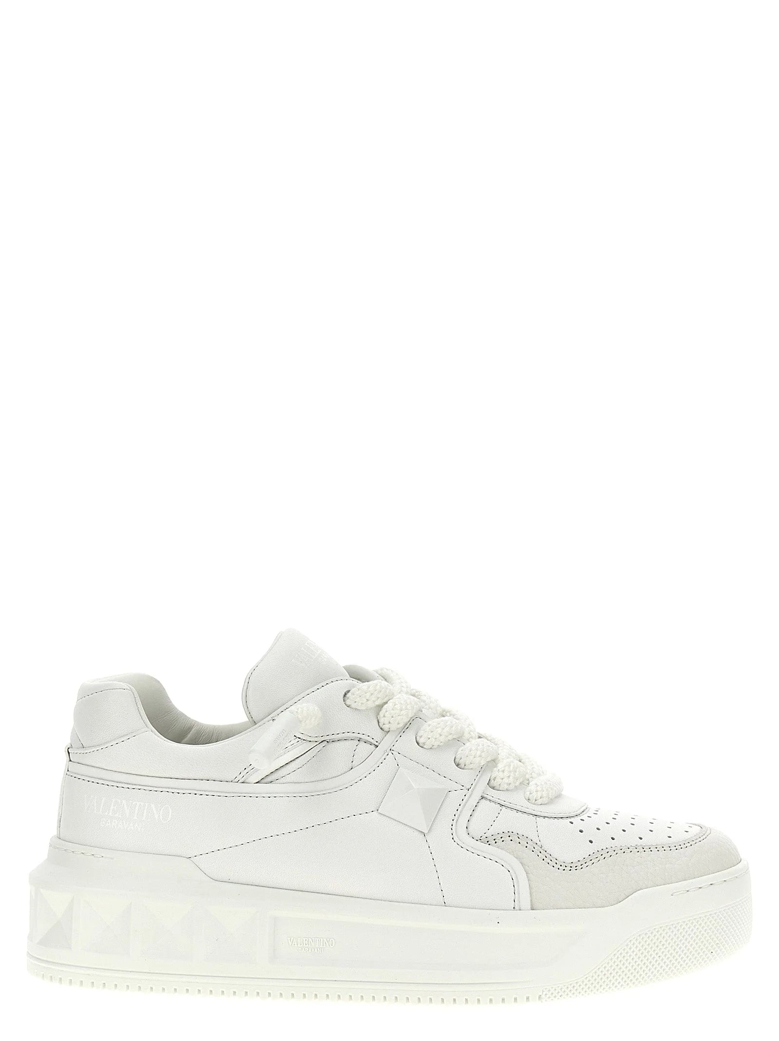 Valentino Garavani White Calfskin Chunky Sneakers