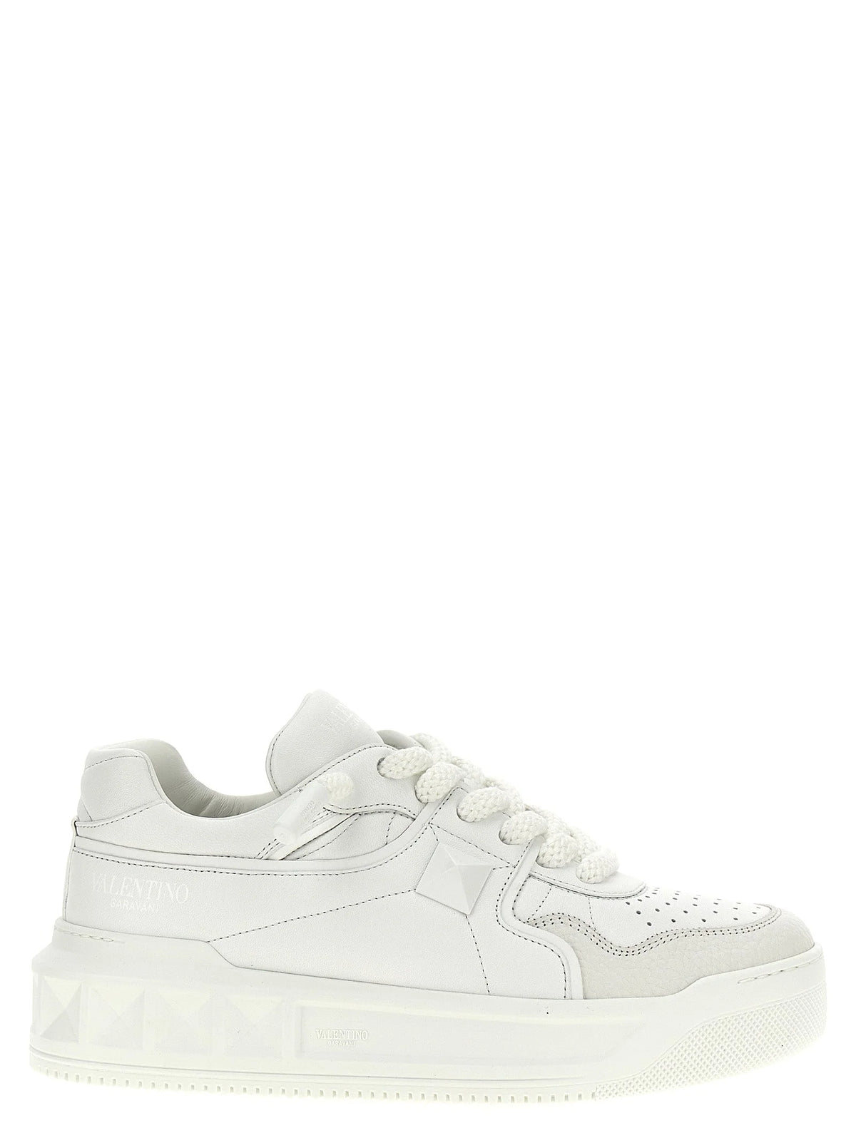 Valentino Garavani White Calfskin Chunky Sneakers