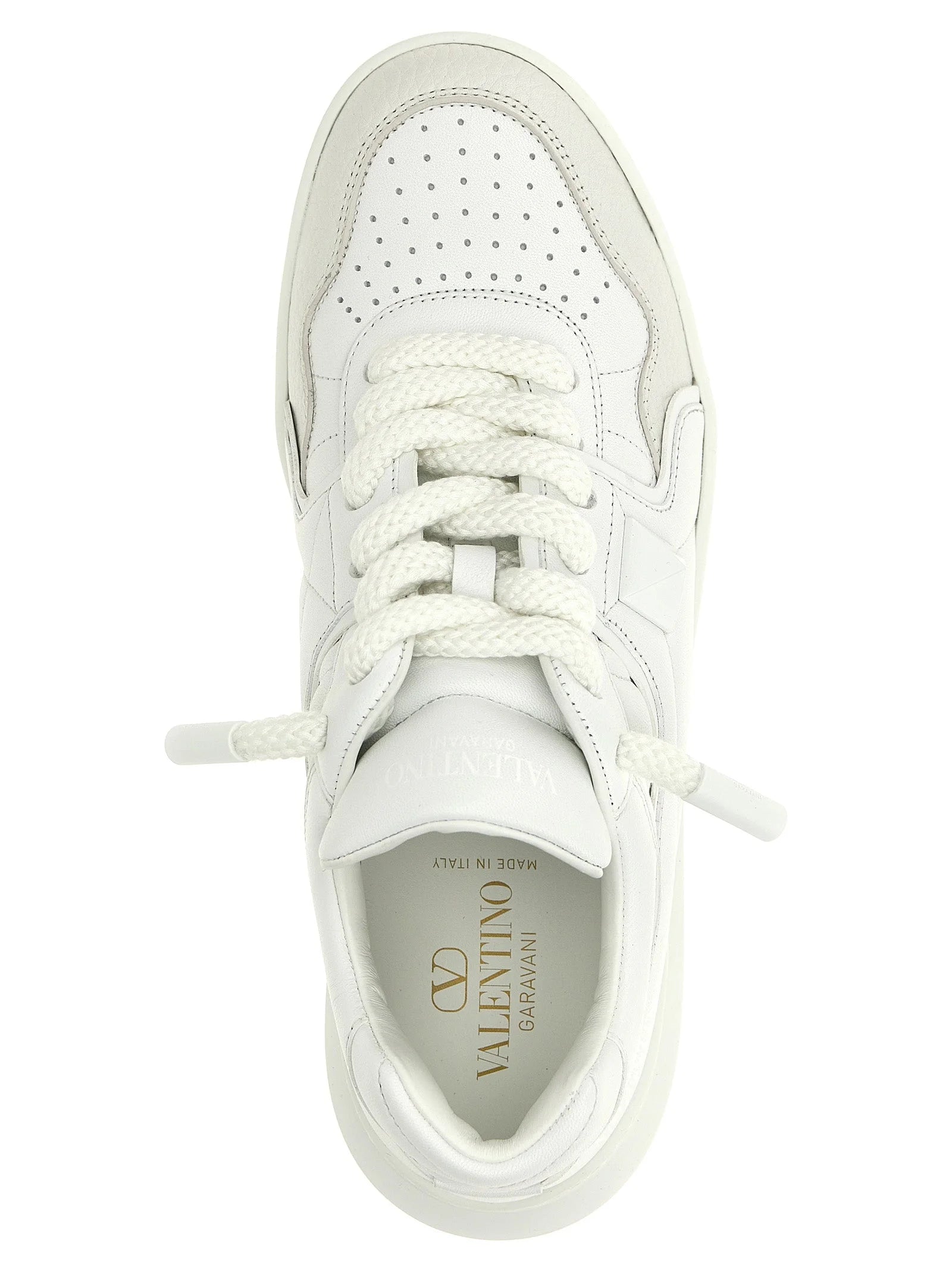 Valentino Garavani White Calfskin Chunky Sneakers