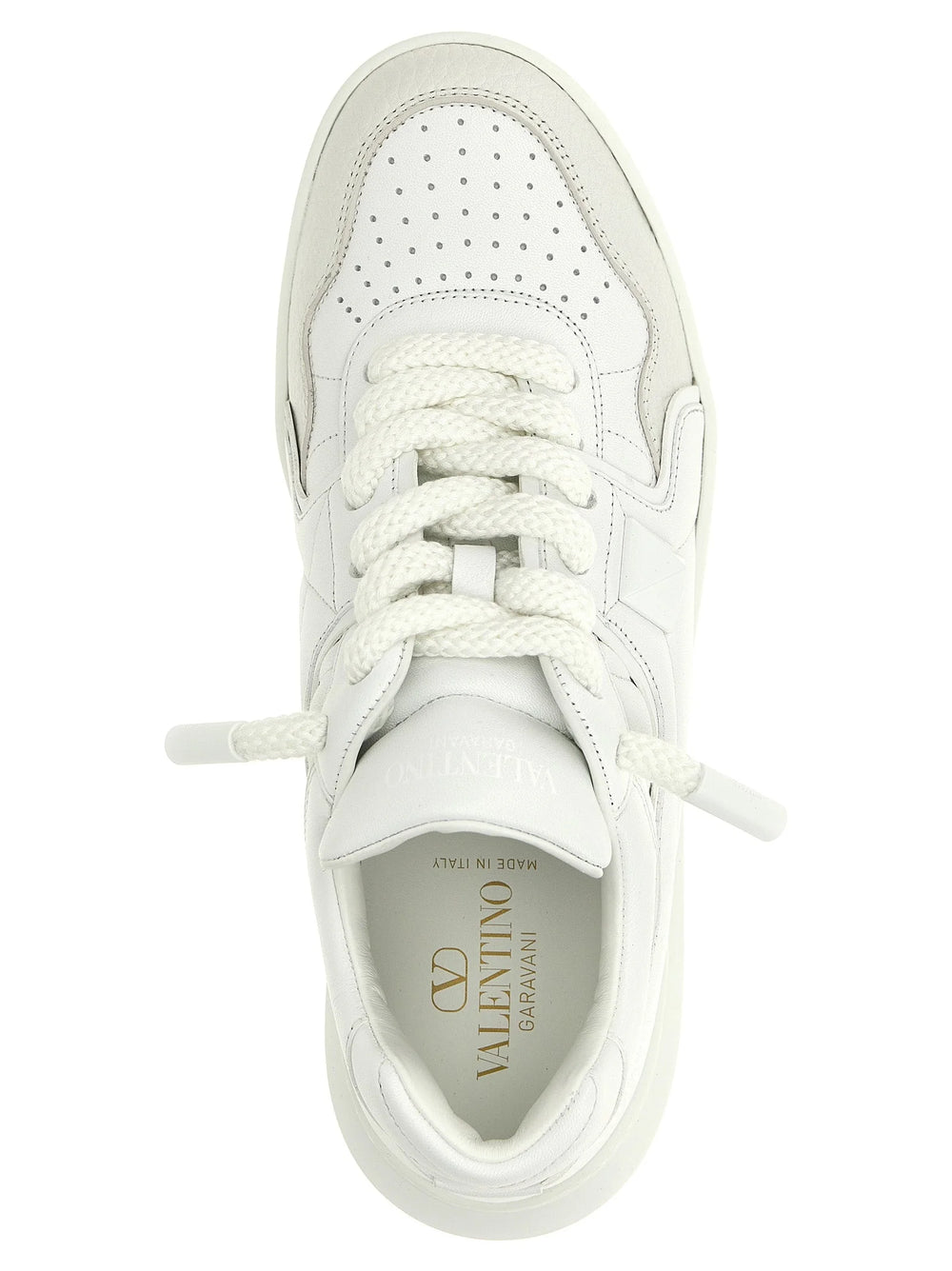 Valentino Garavani White Calfskin Chunky Sneakers