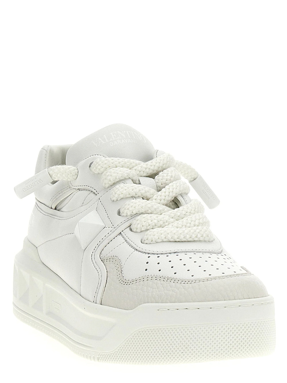 Valentino Garavani White Calfskin Chunky Sneakers