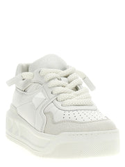 Valentino Garavani White Calfskin Chunky Sneakers