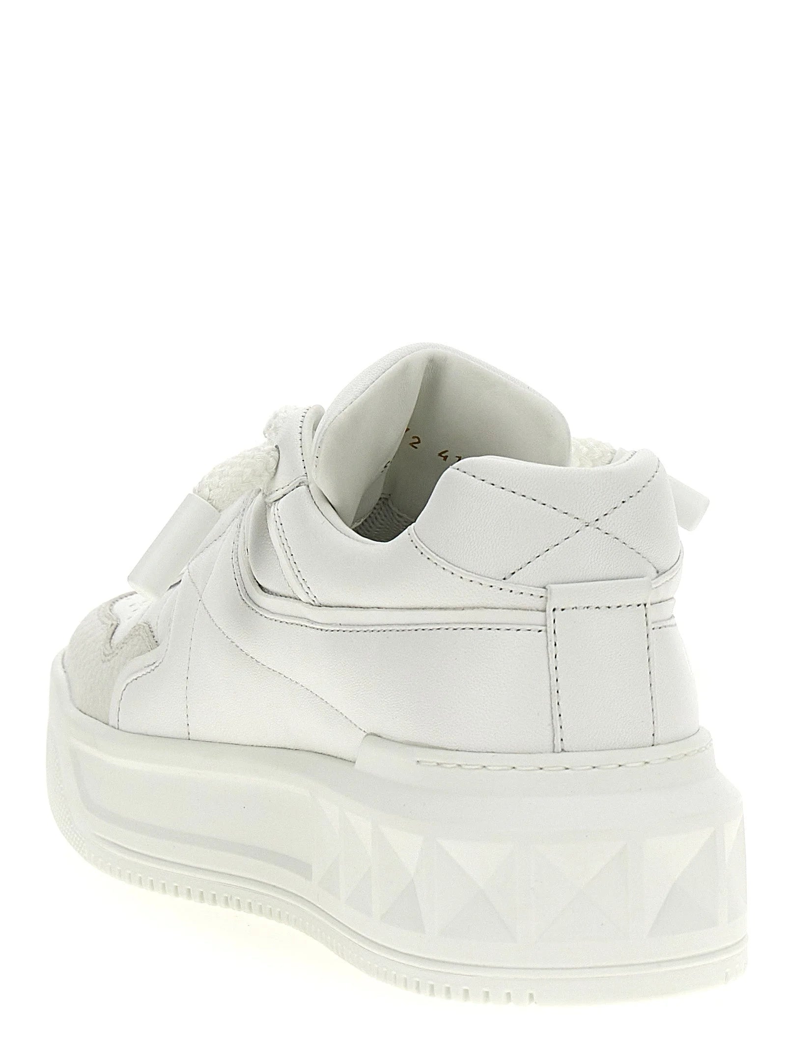 Valentino Garavani White Calfskin Chunky Sneakers