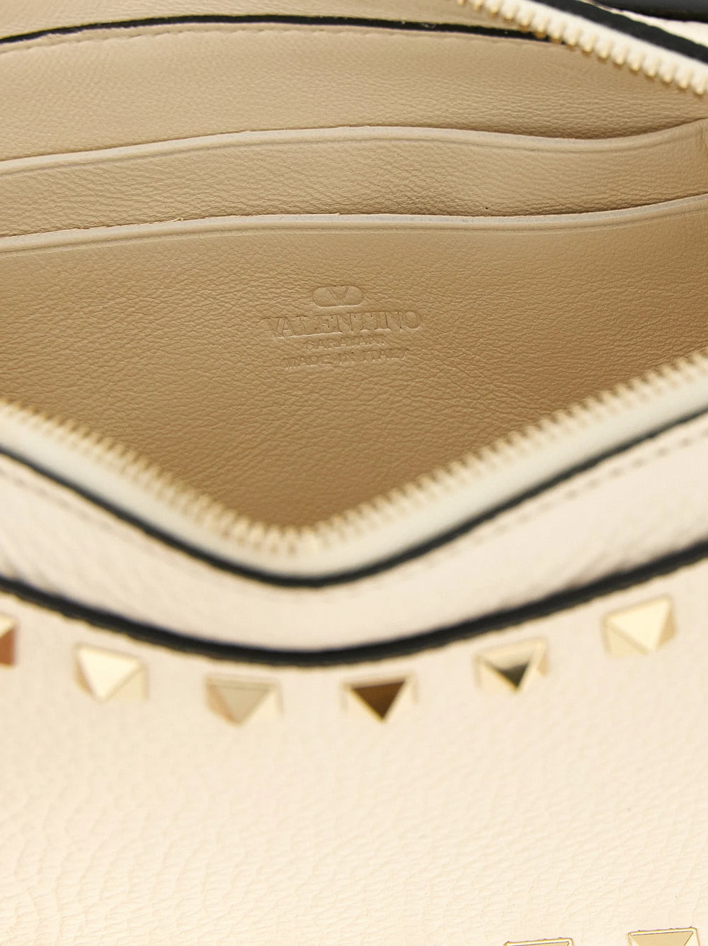 Valentino Garavani White Calfskin Clutch Bag