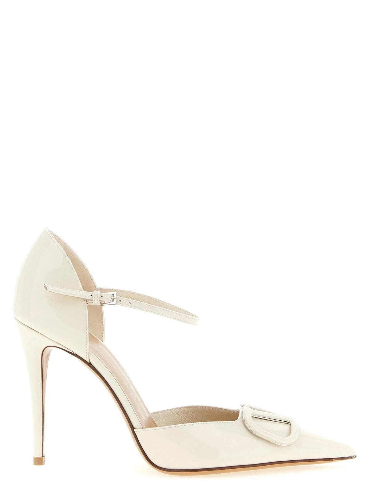 Valentino Garavani White Calfskin High Heel Pumps - EU41/US11