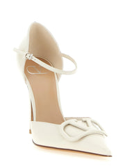 Valentino Garavani White Calfskin High Heel Pumps - EU41/US11