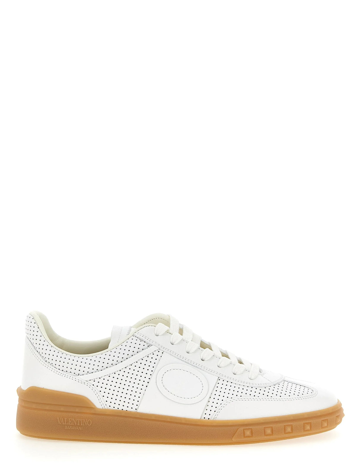 Valentino Garavani White Calfskin Low Top Sneakers - EU43/US10