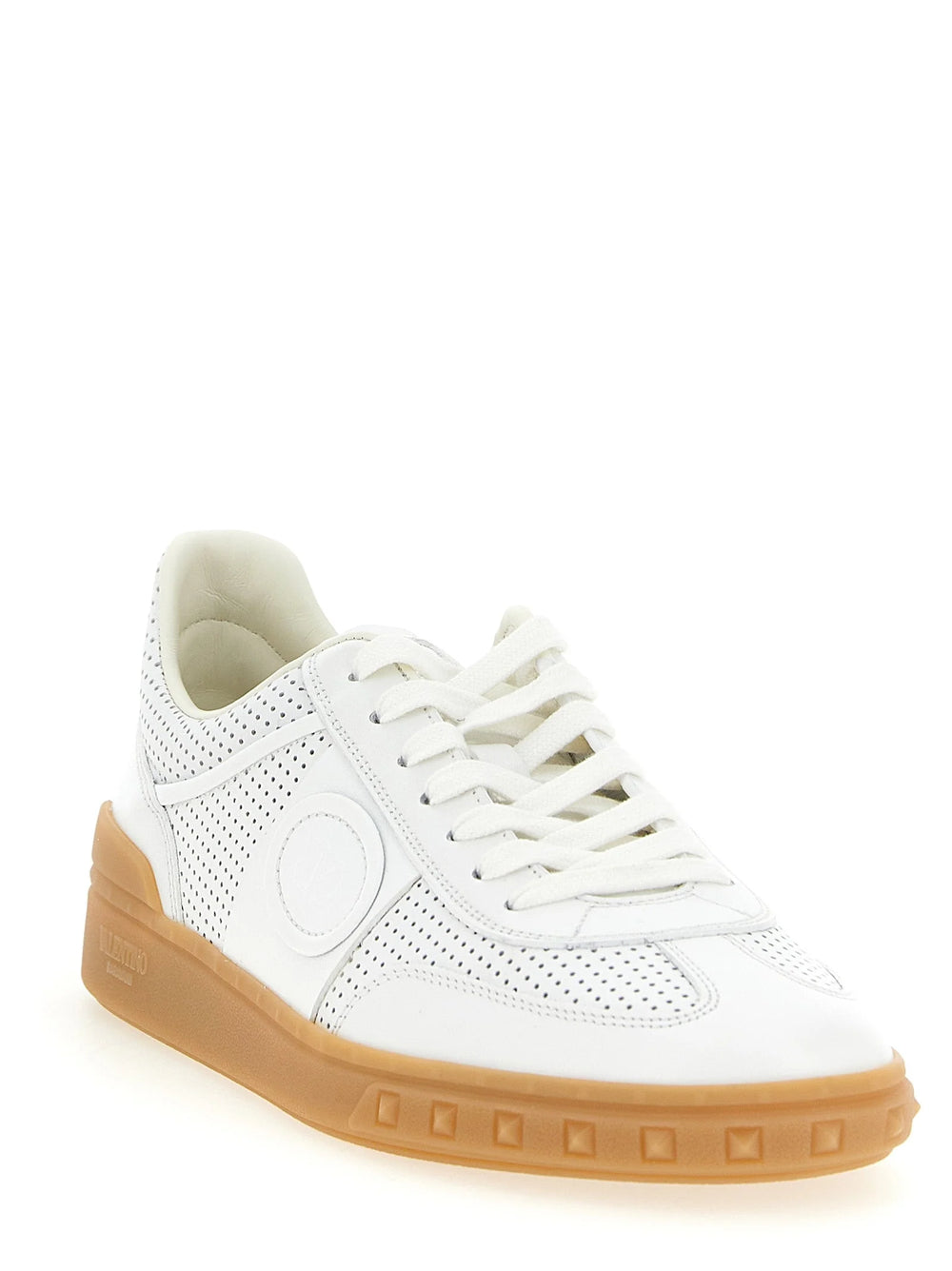 Valentino Garavani White Calfskin Low Top Sneakers - EU43/US10