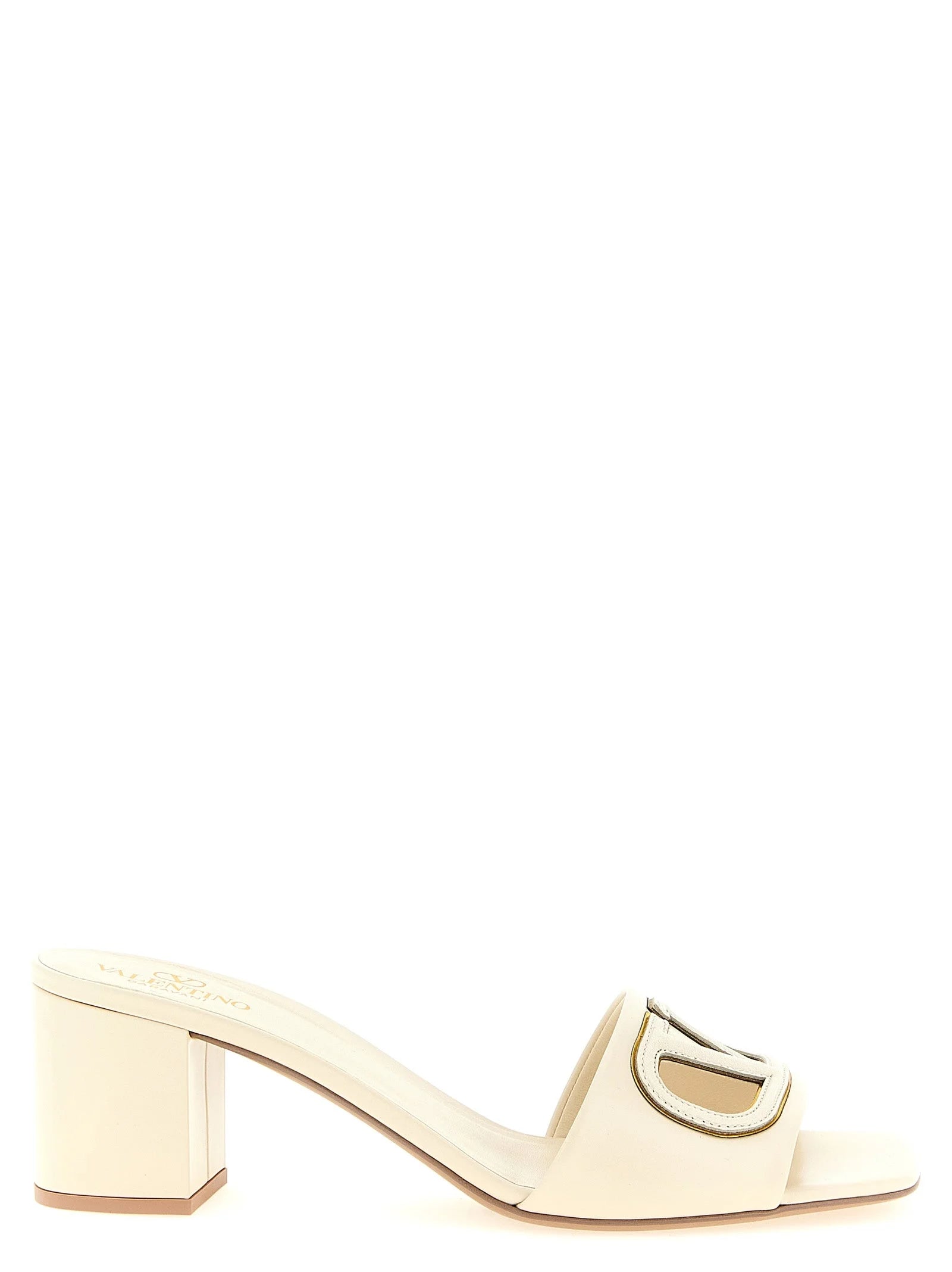 Valentino Garavani White Calfskin Mid Heel Pumps - EU40.5/US10.5