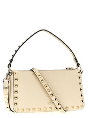 Valentino Garavani White Calfskin Shoulder Bag
