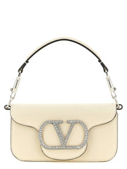 Valentino Garavani White Calfskin Shoulder Bag
