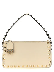 Valentino Garavani White Calfskin Shoulder Bag