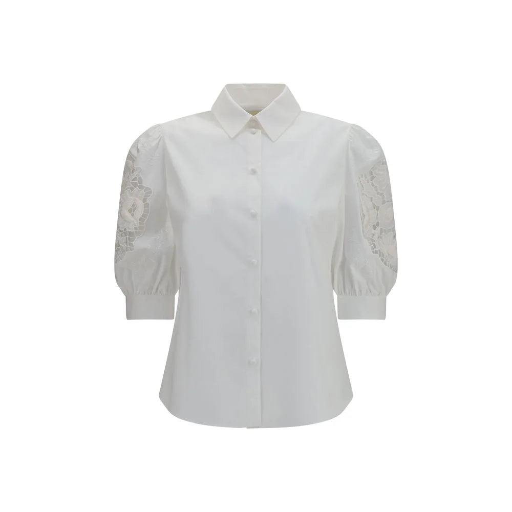 Valentino Garavani White Cotton Blouse