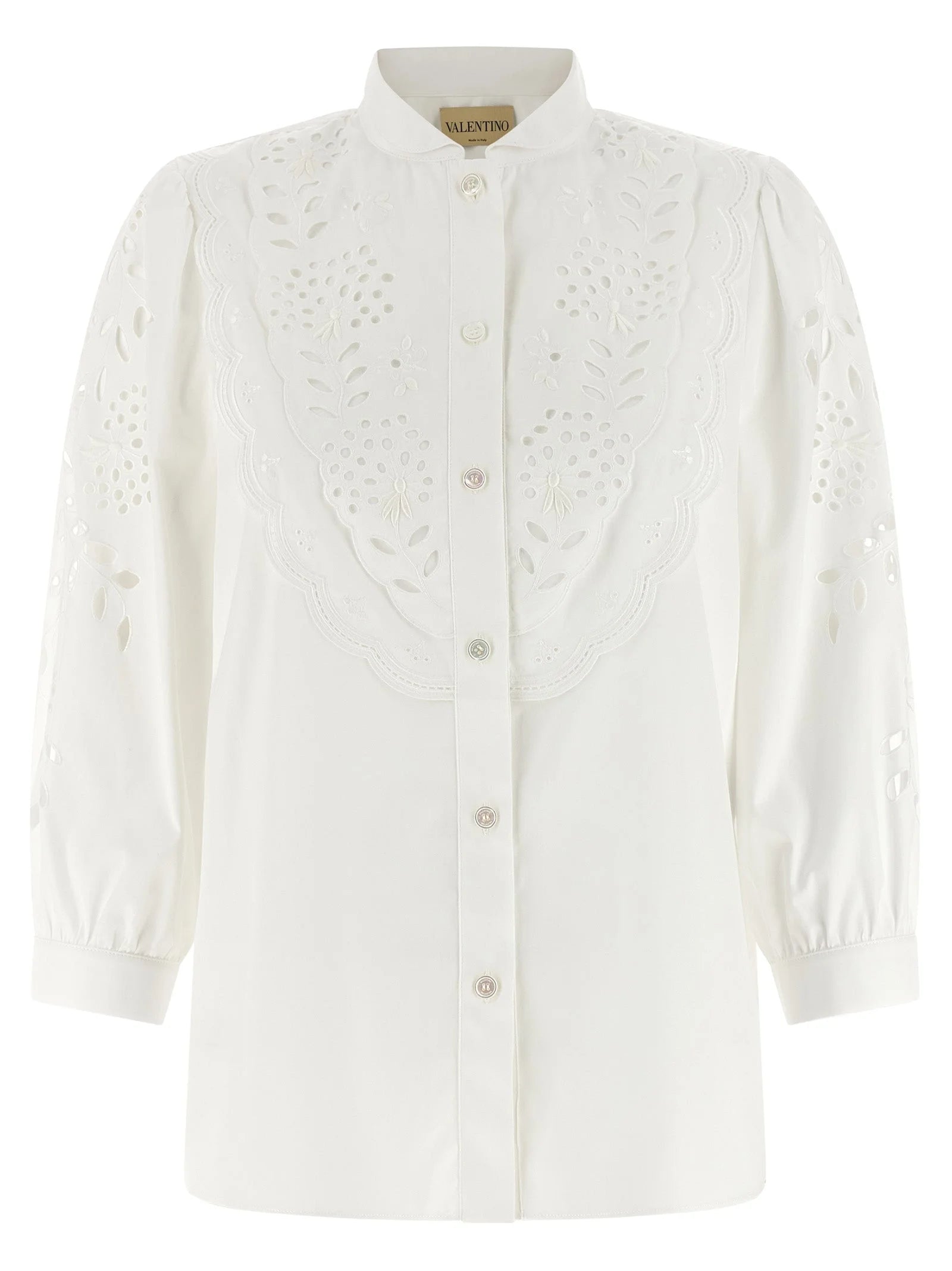 Valentino Garavani White Cotton Blouse