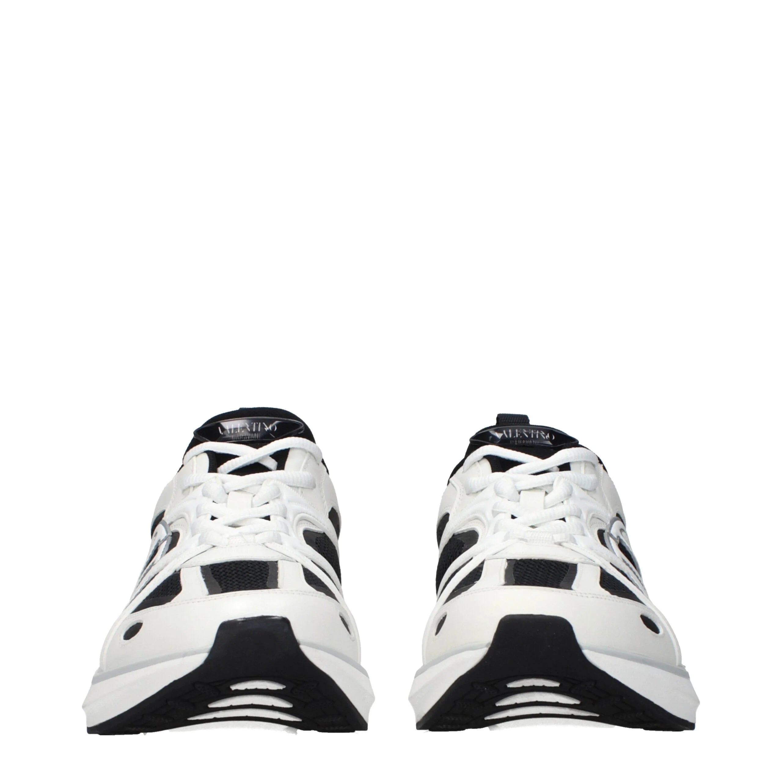 Valentino Garavani Baskets de sport en tissu blanc
