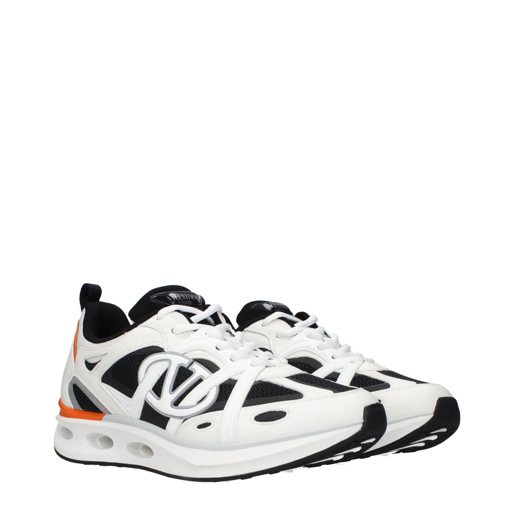 Valentino Garavani Baskets de sport en tissu blanc
