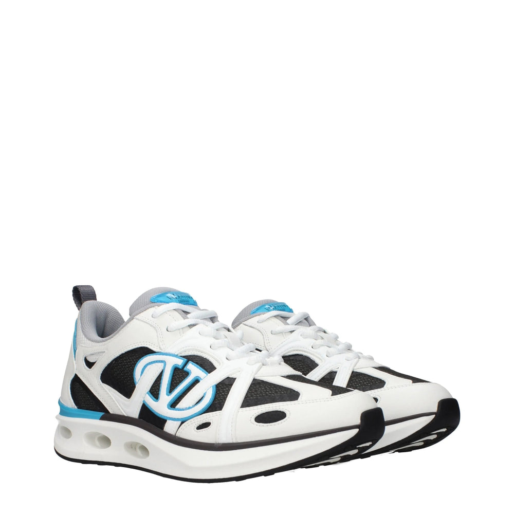 Valentino Garavani Baskets de sport en tissu blanc