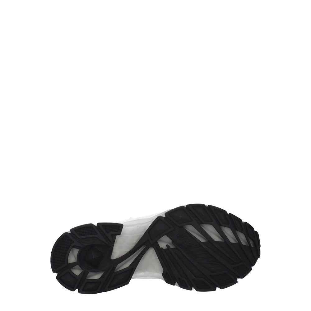 Valentino Garavani White Fabric Athletic Sneakers