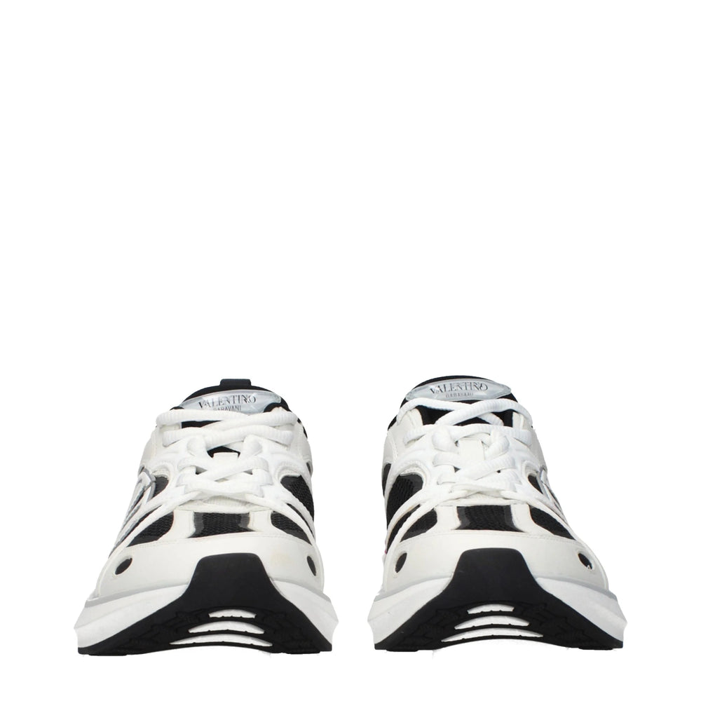 Valentino Garavani White Fabric Athletic Sneakers - EU35.5/US5.5