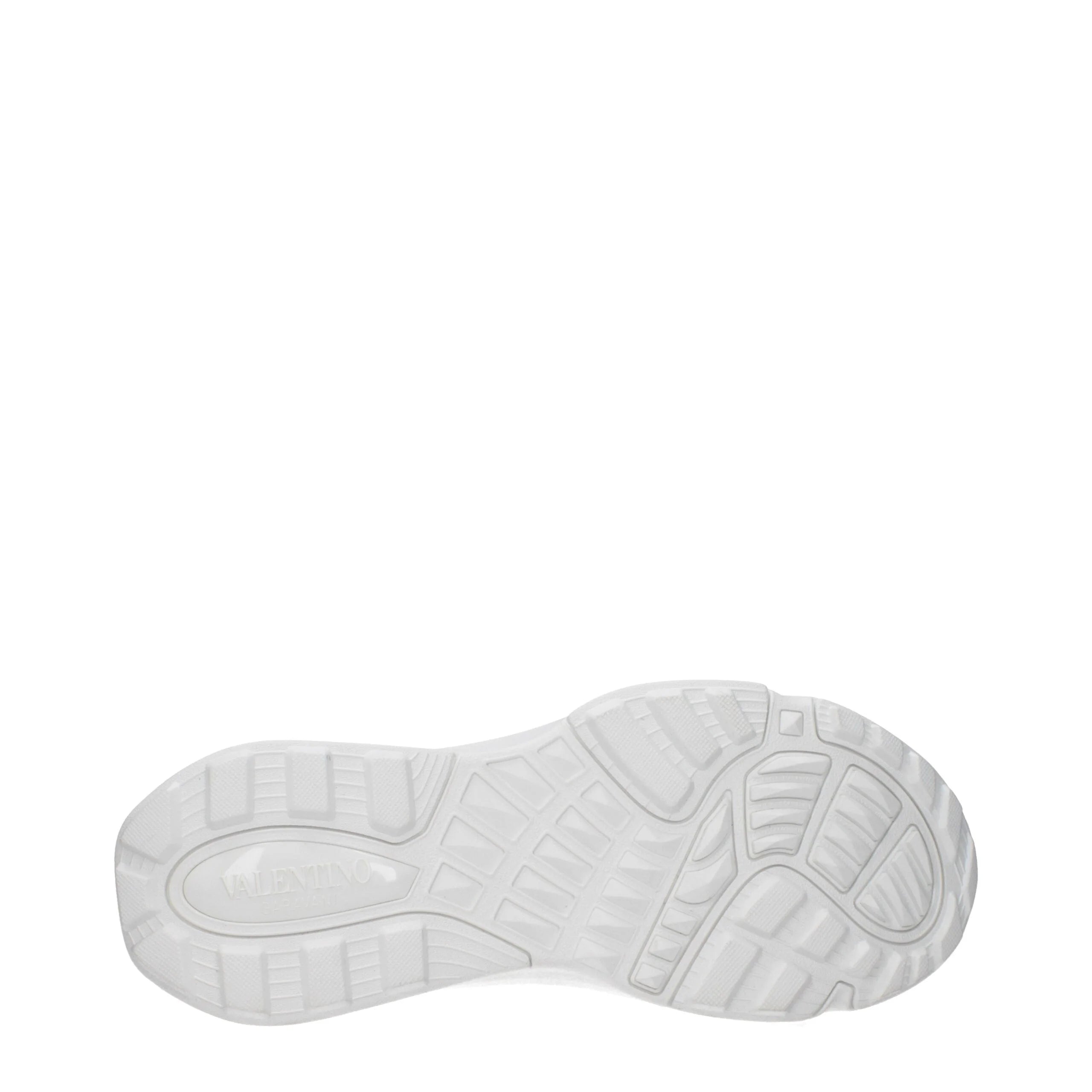 Valentino Garavani White Fabric Athletic Sneakers - EU44/US11