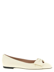 Valentino Garavani White Leather Ballet Flats