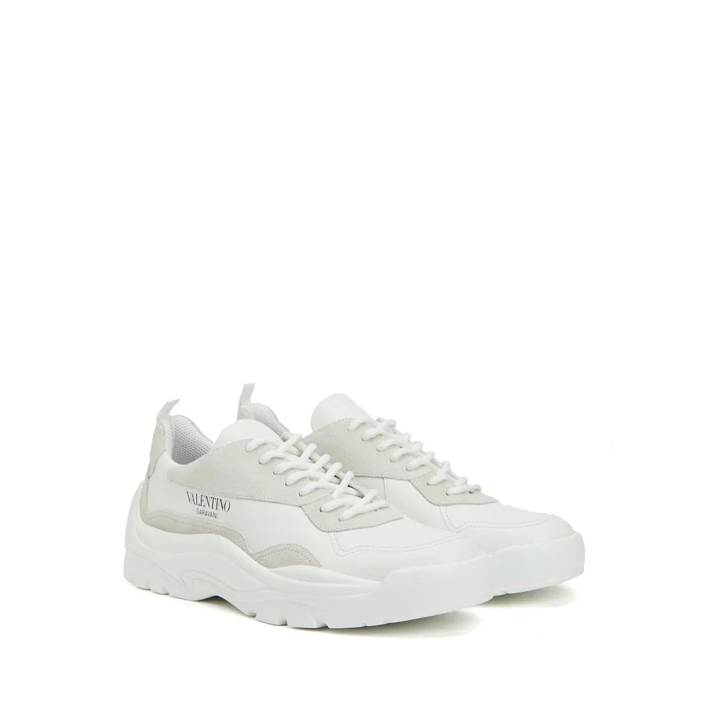 Valentino Garavani White Leather Chunky Sneakers - EU41/US8